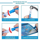 Magic Water Coloring Book Reusable Aqua Painting Books with Water Pen for Toddlers & Kids
