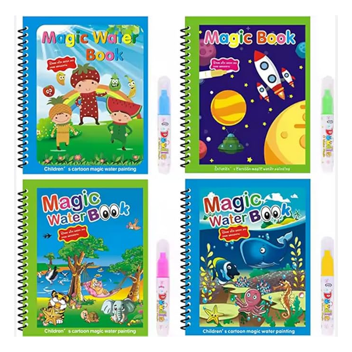 Magic Water Coloring Book